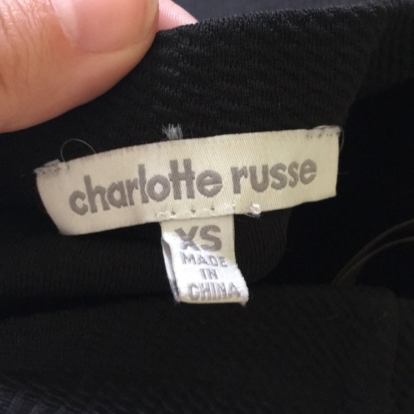 Black Charlotte Russe Dress - Picture 5 of 6